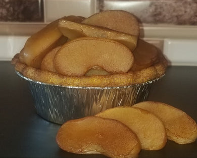 Handpainted Cinnamon Baked Apple Candlewax Embeds