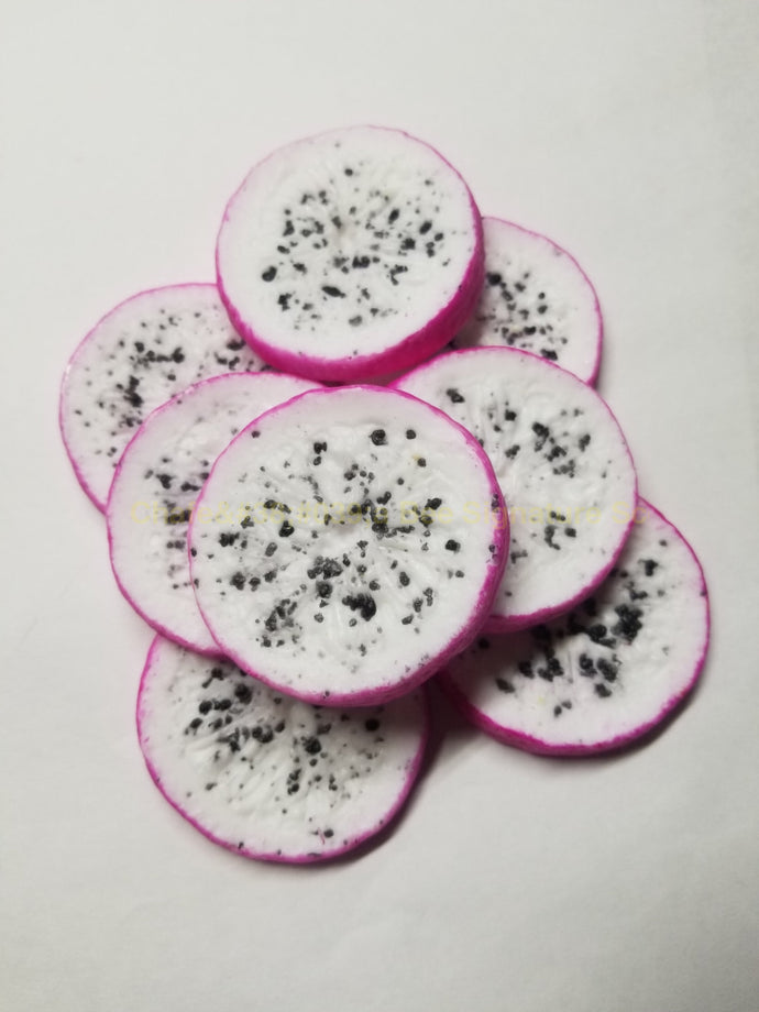 Custom Hand Painted Dragon Fruit Embeds