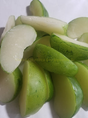 Hand Painted Green Apple Candlewax Embeds