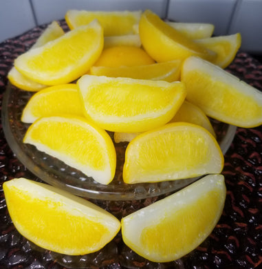 Lemon Wedge Candlewax Embeds