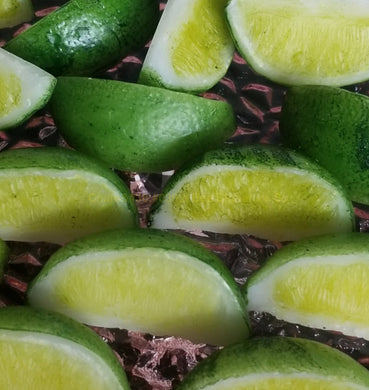 Lime Wedge Candlewax Embeds