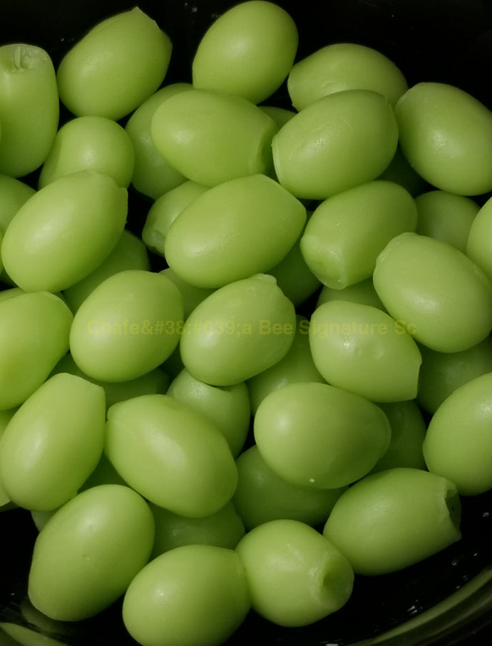 Custom Hand Shaped Sweet Grape Candlewax Embeds
