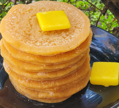 Large Pancake Candle Wax Embeds