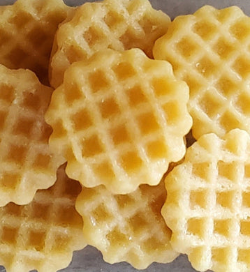 MINI BELGIAN WAFFLE CHIPS candle wax EMBEDS Embeds