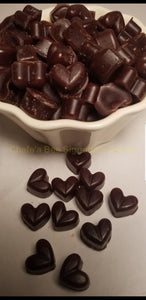 Mini Chocolate Hearts Candlewax Embeds