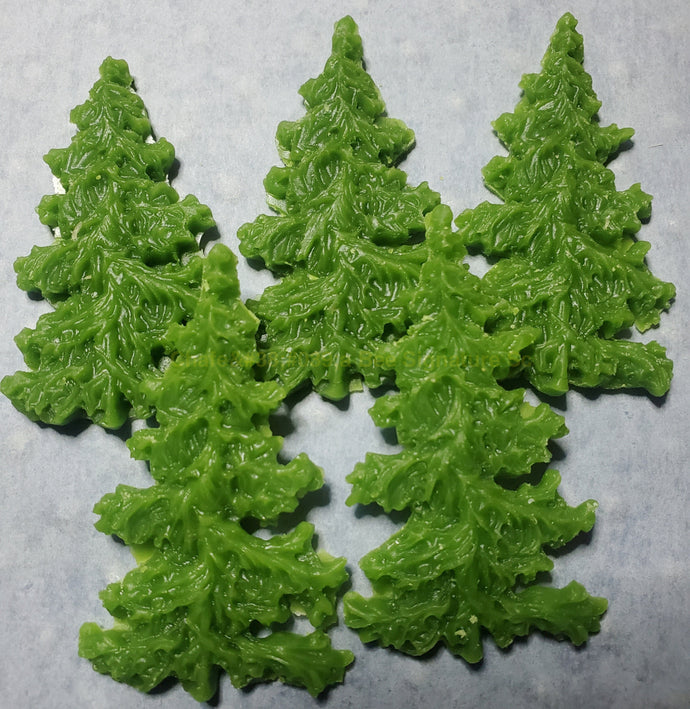 MINI CHRISTMAS TREES candle wax Embeds Embeds
