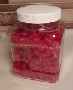 Mini Red Hearts Candlewax Embeds