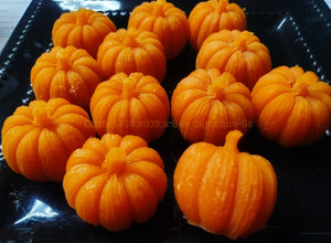 Small Pumpkin Candle Wax Embeds