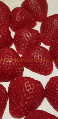 Strawberry Halves Candlewax Embeds