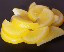 Load image into Gallery viewer, Handpainted Lemon Slice Candlewax Embeds

