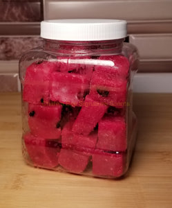 Juicy Watermelon Chunks Candlewax Embeds