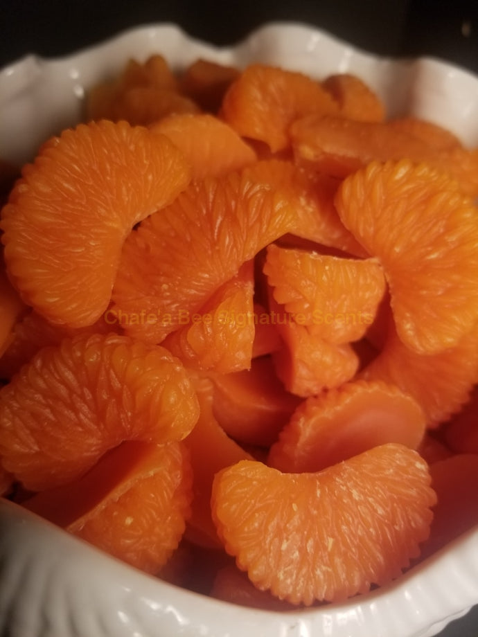 Mandarin Orange Candlewax Embeds